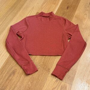 Offline by Aerie- Women's Burnt Red Cropped Top- size XL